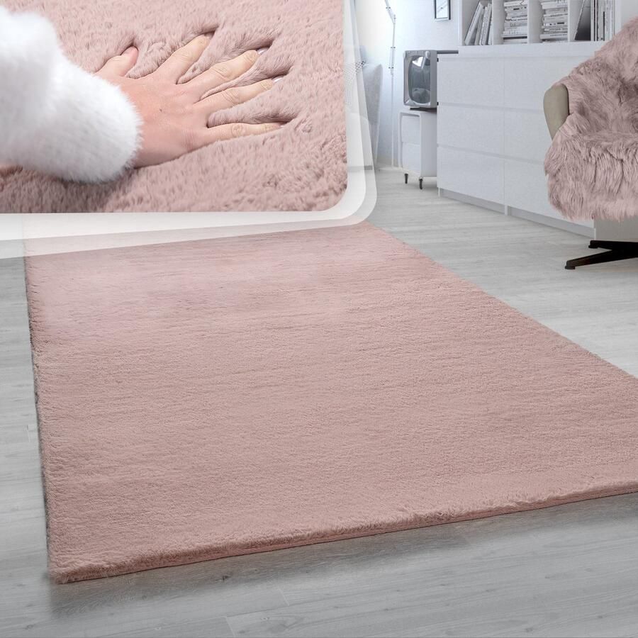 Flycarpets Rabbit Vloerkleed Roze
