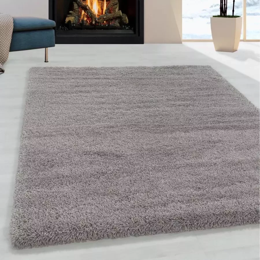 Flycarpets Fycarpets Luna Vloerkleed Luna 120x170cm Beige Hoogpolig