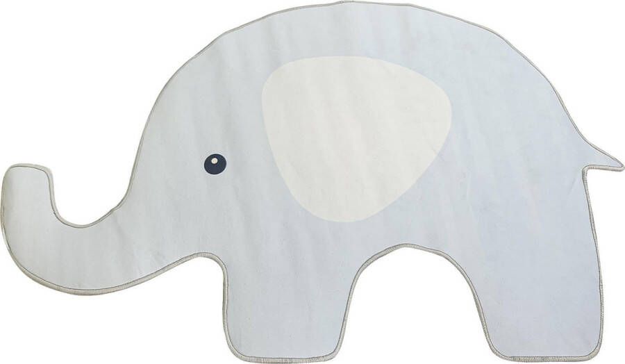 Flycarpets KIDS KINDERKAMER BLAUW VLOERKLEED OLIFANT - Foto 1