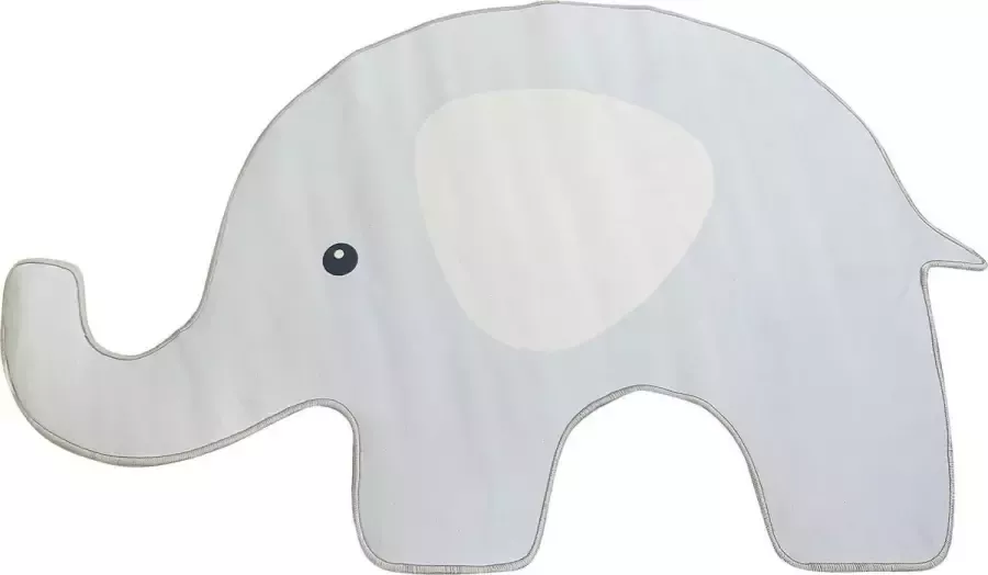 Flycarpets KIDS KINDERKAMER BLAUW VLOERKLEED OLIFANT