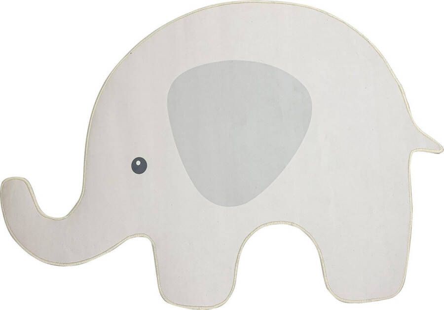 flycarpets KIDS KINDERKAMER GRIJS VLOERKLEED OLIFANT