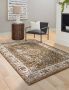 Flycarpets Klassiek Beige Vloerkleed Alcon Oosters motief Perzisch Tapijt Woonkamer 160x230 cm - Thumbnail 2