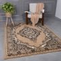 Flycarpets Klassiek Beige Vloerkleed Skazar Oosters motief Perzisch Tapijt Woonkamer 240x340 cm - Thumbnail 1