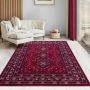 Flycarpets Klassiek Rood Vloerkleed Alcon Oosters motief Perzisch Tapijt Woonkamer 200x290 cm - Thumbnail 2