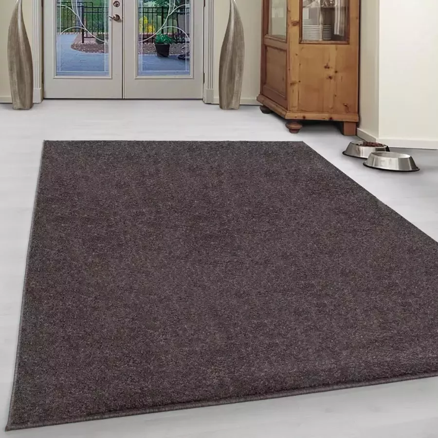 AYDR Flycarpets Liam Effen Mocca Vloerkleed-Voor binnen Laagpolig 240x340 cm