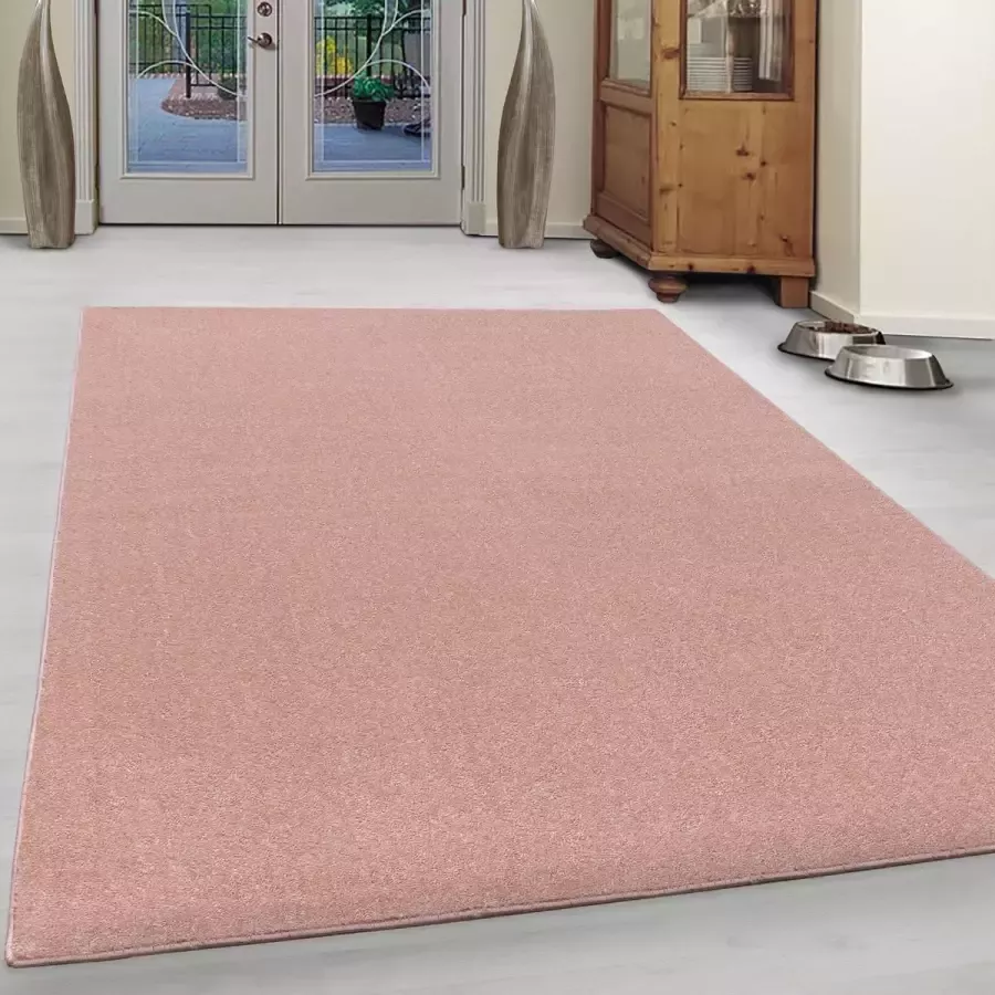 AYDR Flycarpets Liam Effen Roze Vloerkleed-Voor binnen Laagpolig 280x370 cm