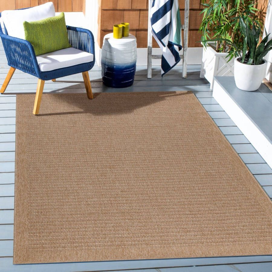 Flycarpets Lucia Naturel Sisal Buitenkleed Voor Binnen & Buiten Vloerkleed Beige 120x170 cm - Foto 1