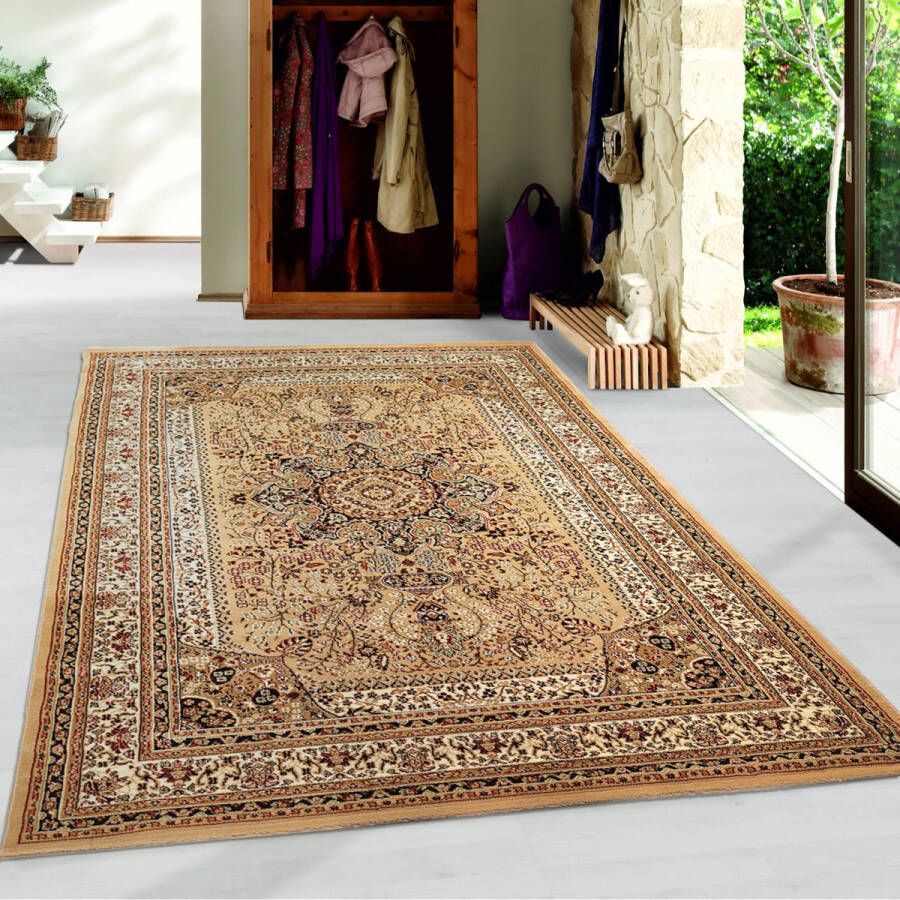 FlyCarpets Marrakesh Klassiek Beige Vloerkleed Oosters Design