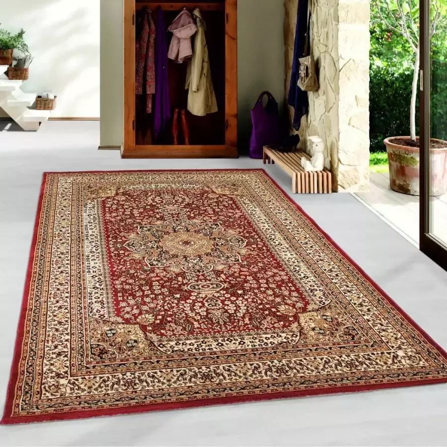 FlyCarpets Marrakesh Klassiek Rood Vloerkleed Oosters Design