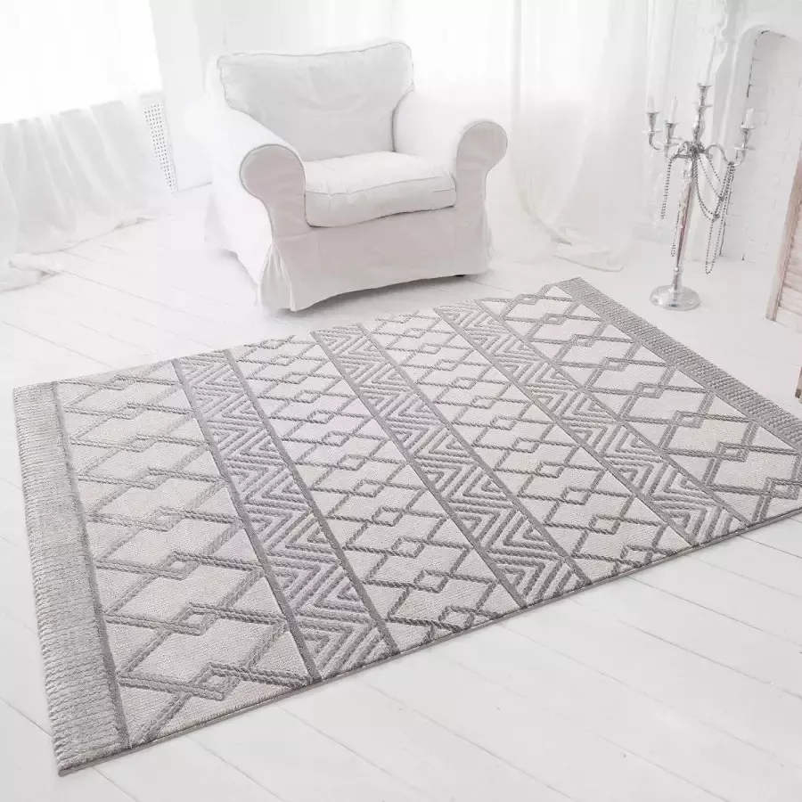 Flycarpets MION MODERN GRIJS VLOERKLEED SCANDINAVISCH DESIGN