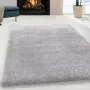 FlyCarpets Nox Hoogpolig Vloerkleed Lichtgrijs Effen 200 X 290 CM - Thumbnail 2