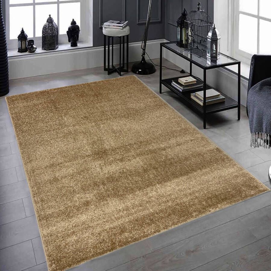 flycarpets PIETRO MODERN BRUIN VLOERKLEED EFFEN