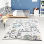 Flycarpets PLAYFUL PALS KIDS KINDERKAMER CREME VLOERKLEED STAD - Thumbnail 3