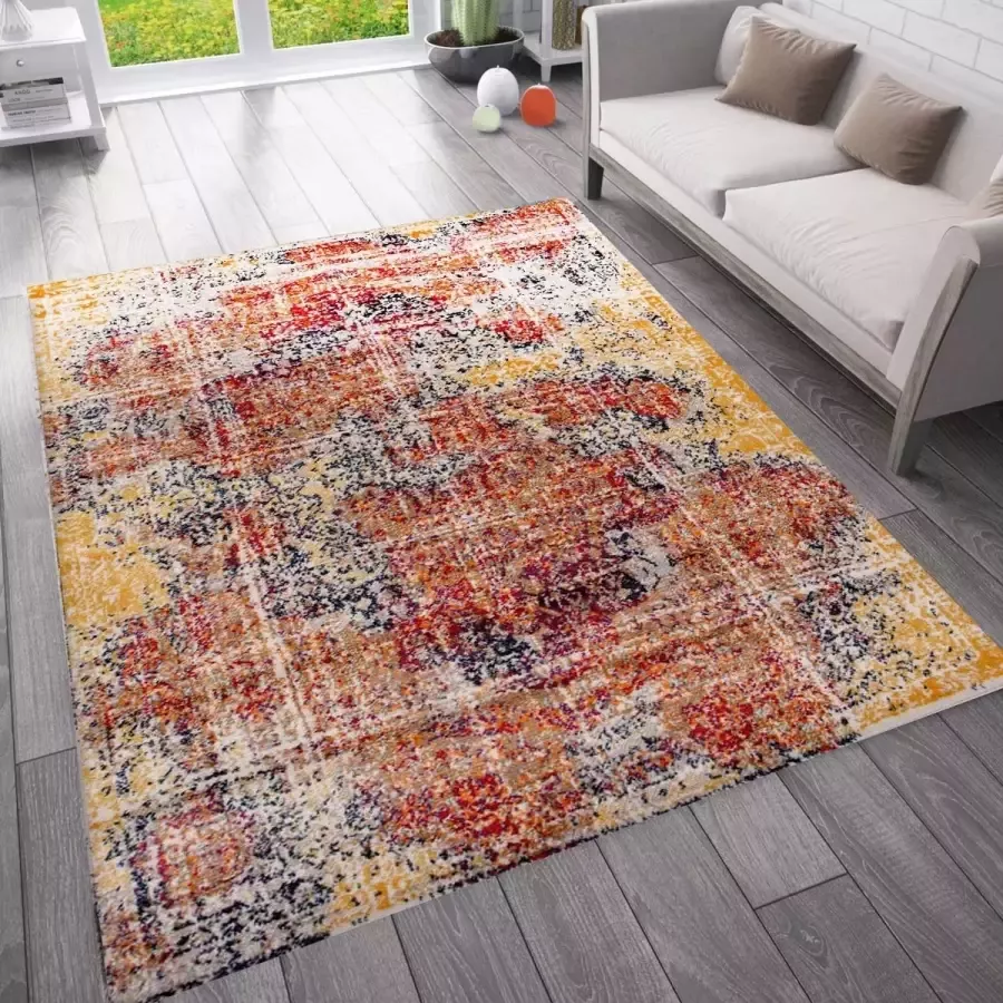 Flycarpets Sarande Vintage Terra Multi Vloerkleed Laagpolig Tapijt Voor binnen -120x170 cm - Foto 2