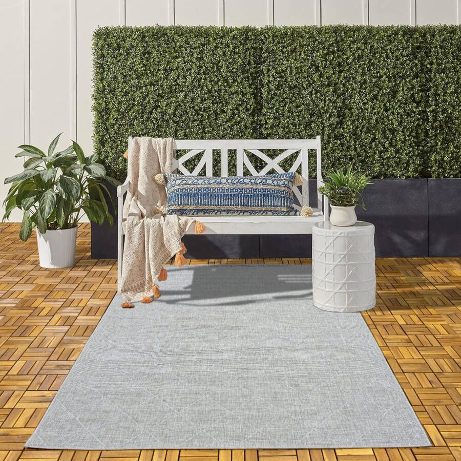 Flycarpets Sunset Buitenkleed Vloerkleed Voor Binnen & Buiten Buitentapijt Beige 160x230 cm