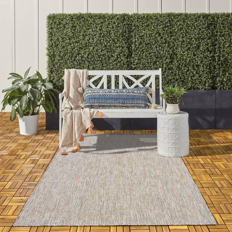 Flycarpets Sunset Buitenkleed Vloerkleed Voor Binnen & Buiten Buitentapijt Beige 200x290 cm