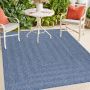 Flycarpets Sunset Buitenkleed Vloerkleed Voor Binnen & Buiten Buitentapijt Blauw 80x150 cm - Thumbnail 2