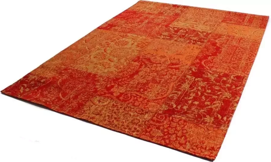 Flycarpets Vara Vintage Oranje Vloerkleed Patchwork Afmeting: 120x170 cm