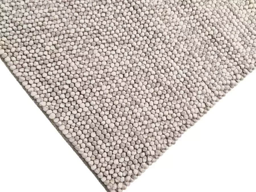 Flycarpets Ventura Bolletjes Vloerkleed Kleur : Nature Beige Afmeting ca. 160x230 cm