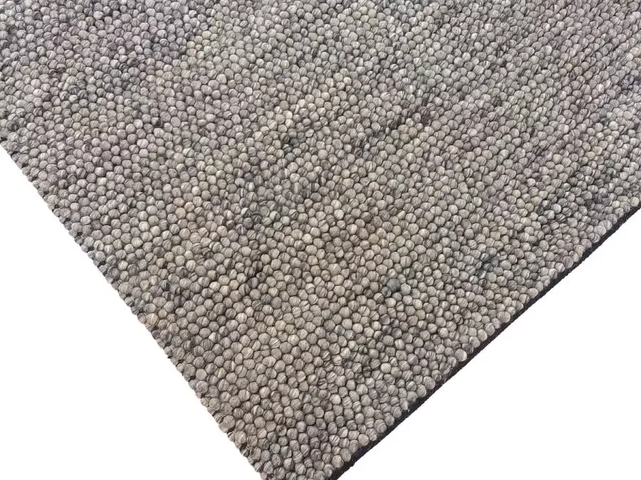 FlyCarpets Ventura Bolletjes Taupe Grijs Handgemaakt Vloerkleed