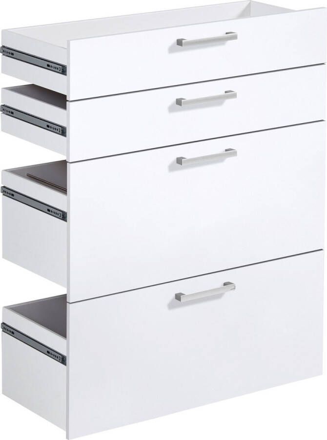 FMD 2 lades en 2 deuren Gabi hoogglans wit - Foto 2