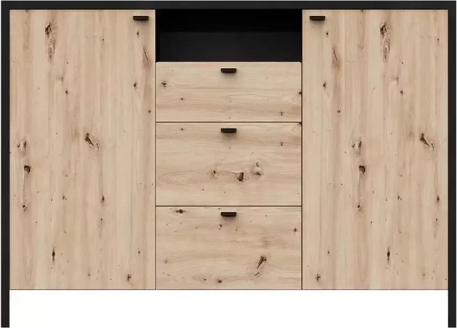 FMD Buffet 2 Portes 3 Tiroirs 1 Niche Loft - Foto 2