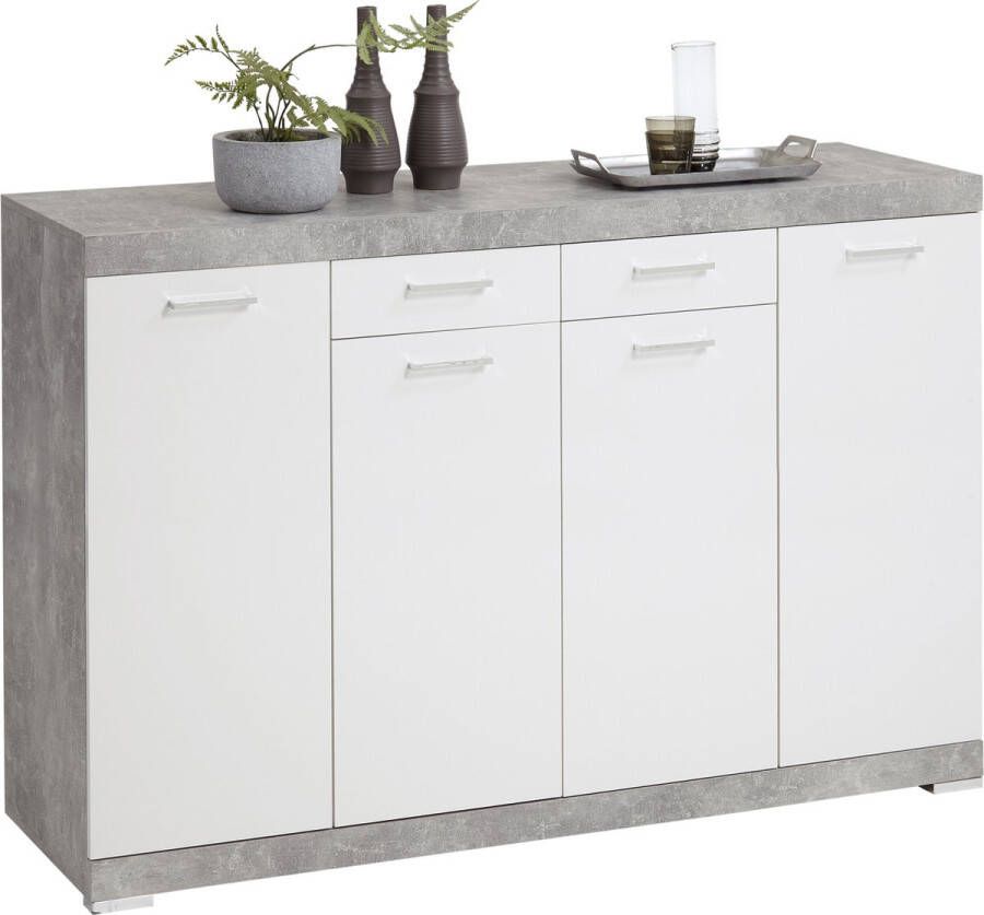 FMD Buffet 4 Portes 2 Tiroirs L160 x H109cm Bristol - Foto 2