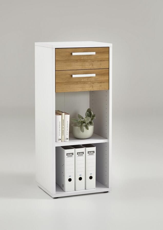 FMD -Opbergkast-met-3-vakken-47 1x39 9x112 5-cm-wit - Foto 12