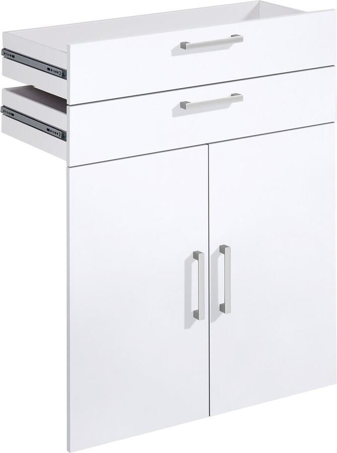 FMD 2 lades en 2 deuren Gabi hoogglans wit - Foto 3