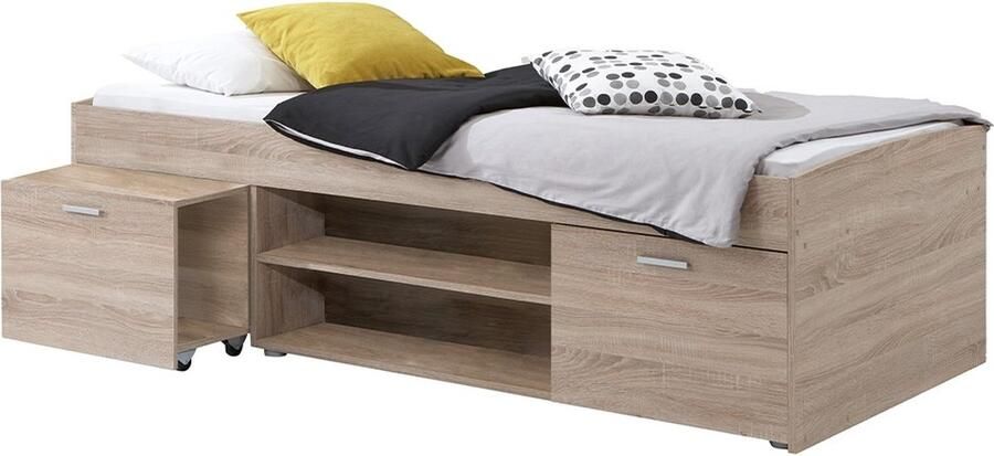 Leen Bakker Bed Wilton wit 90x200 cm - Foto 2