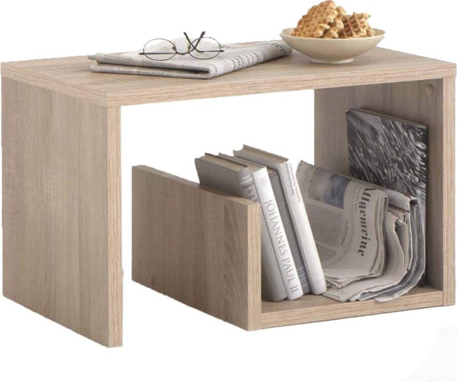 FMD -Möbel Salontafel 2-in-1 59x36x38 cm Eikenkleurig - Foto 3