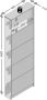 FMD-Möbel Schoenenkast met 5 kantelende vakken wit VDXL_428790 - Thumbnail 1