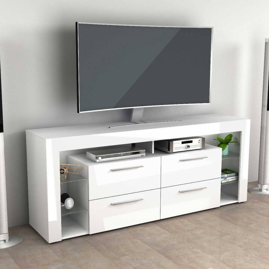 FMD TV Meubel Tv-meubel Vidi 180cm Wit