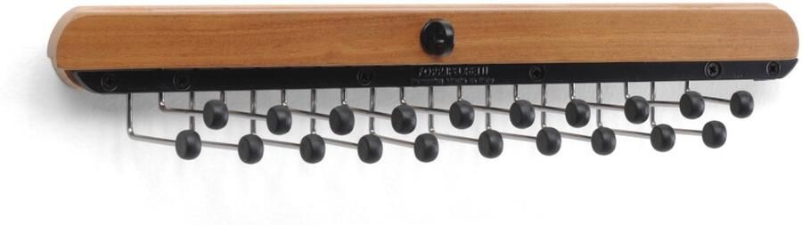 Foppapedretti Dandy Stropdashouder Zwart Roestvrijstaal