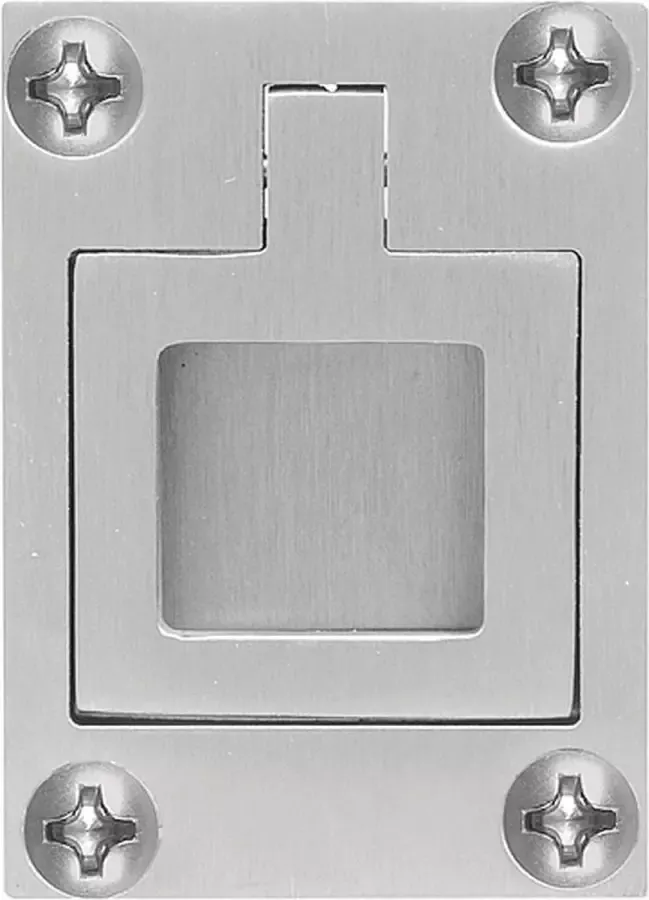 Formani Deurbeslag Piet Boon PB51 IN luikring klein 51x37x10 mat rvs