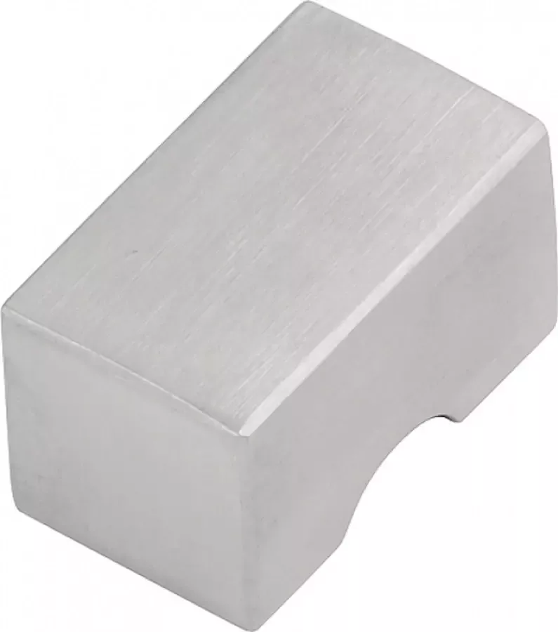Formani meubelknop 16x16xH25mm SQUARE inox mat