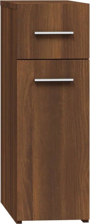 ForYou Prolenta Premium Apothekerskast 20x45 5x60 cm bewerkt hout bruineikenkleurig