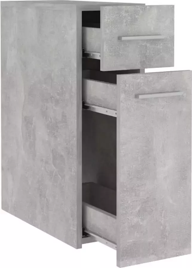 ForYou Prolenta Premium Apothekerskast 20x45 5x60 cm spaanplaat betongrijs