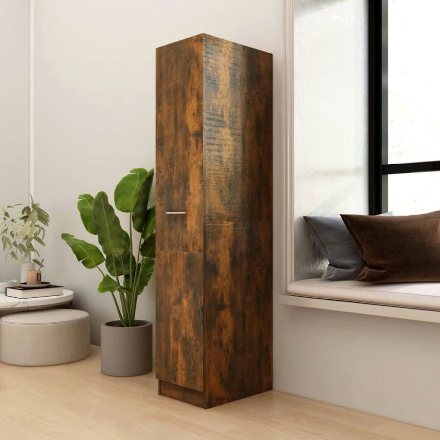ForYou Prolenta Premium Apothekerskast 30x42 5x150 cm bewerkt hout gerookt eikenkleurig