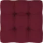 ForYou Prolenta Premium Bankkussen pallet 70x70x10 cm wijnrood - Thumbnail 1
