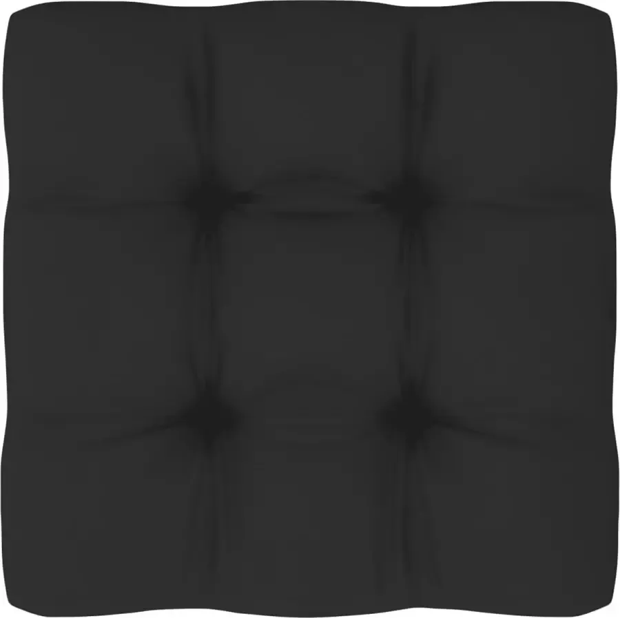 ForYou Prolenta Premium Bankkussen pallet 70x70x10 cm zwart