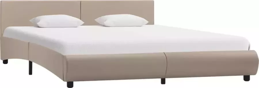 ForYou Prolenta Premium Bedframe kunstleer cappuccino 180x200 cm - Foto 2