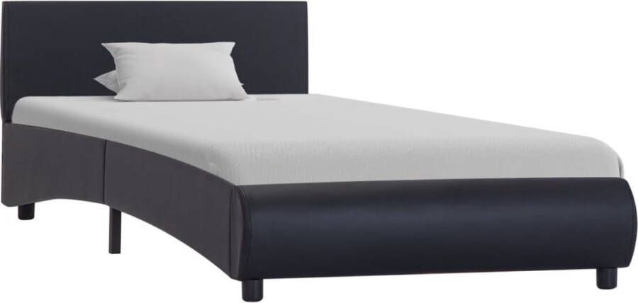 ForYou Prolenta Premium Bedframe kunstleer zwart 100x200 cm