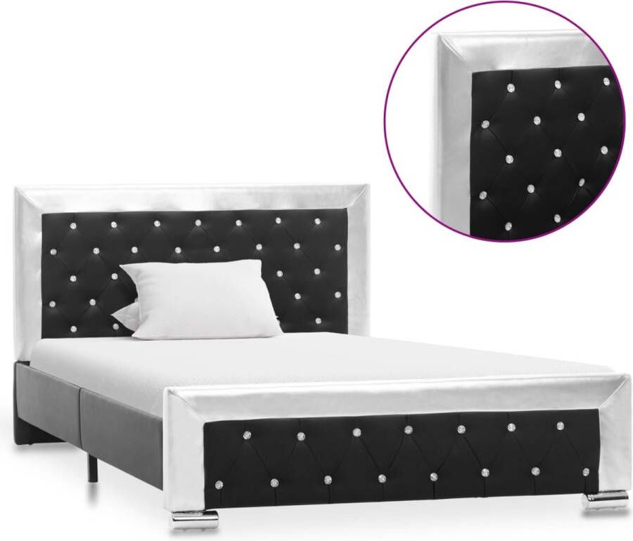 ForYou Prolenta Premium Bedframe kunstleer zwart 120x200 cm