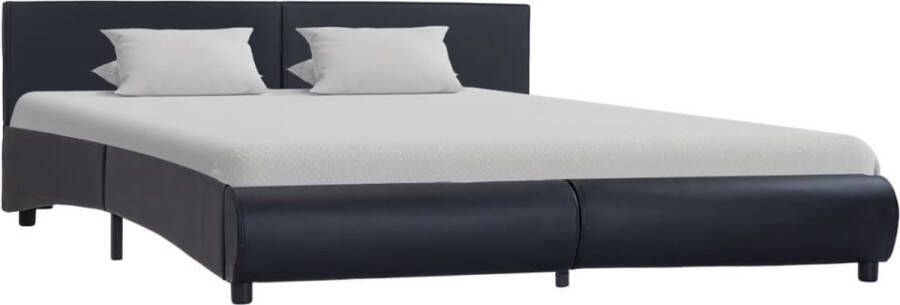 ForYou Prolenta Premium Bedframe kunstleer zwart 160x200 cm