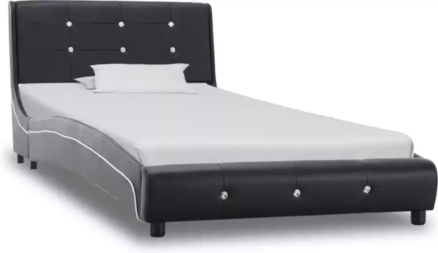 ForYou Prolenta Premium Bedframe kunstleer zwart 90x200 cm