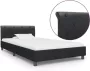 ForYou Prolenta Premium Bedframe kunstleer zwart 90x200 cm - Thumbnail 2