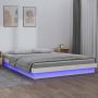 ForYou Prolenta Premium Bedframe LED massief hout wit 140x200 cm - Thumbnail 2