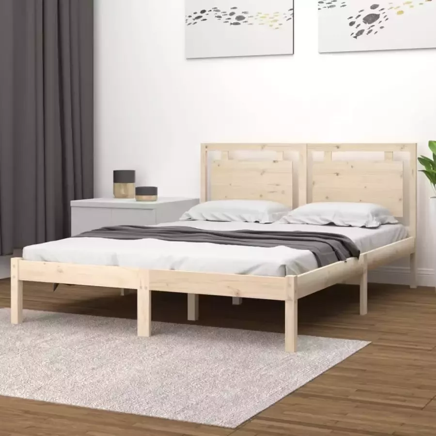 ForYou Prolenta Premium Bedframe massief hout 200x200 cm - Foto 6