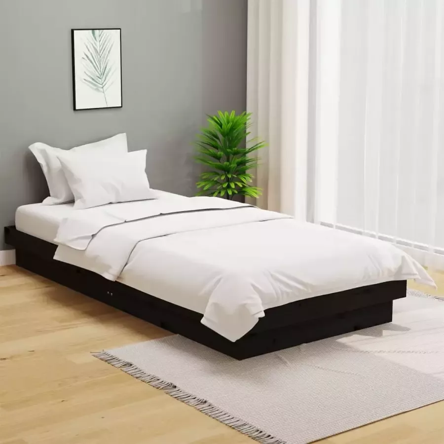 ForYou Prolenta Premium Bedframe massief hout zwart 100x200 cm - Foto 16